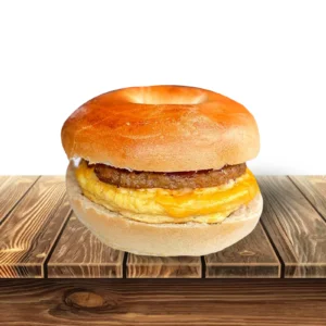 Sausage Egg & Cheese Bagel