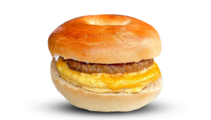 Sausage, Egg & Cheese Bagel